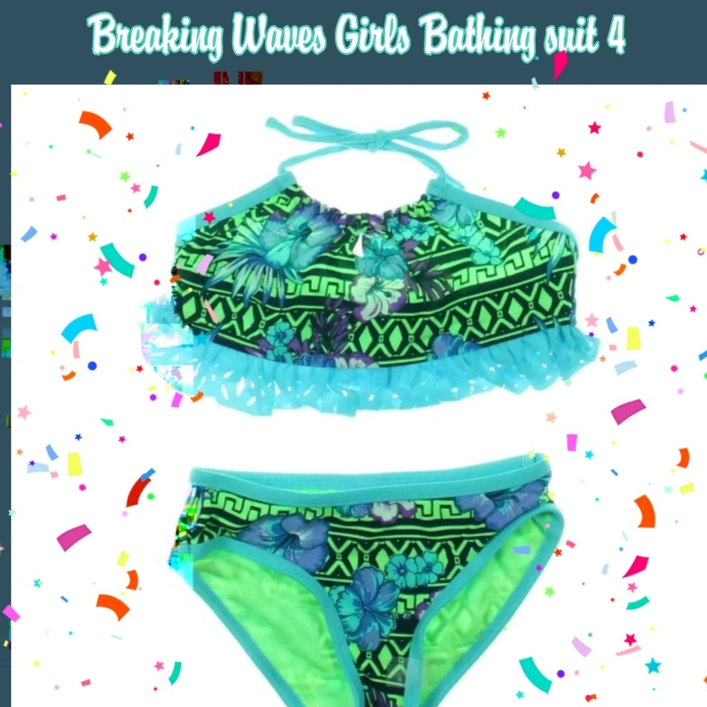 NWT BREAKING WAVES SWIM SUIT size 4